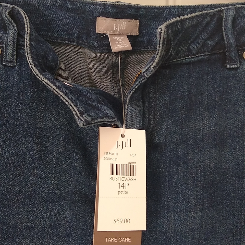 J Jill denim skirt - Picture 2 of 3